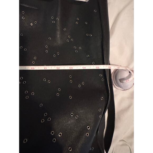 Betsey johnson rainbow sequin pink leather kitsch pocketbook satchel bag purse - Picture 12 of 16